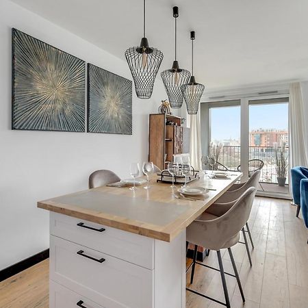 גדנסק Chlebova - Riverside View Terrace, Free Parking, Gym & Kidsplay By Downtown Apartments מראה חיצוני תמונה