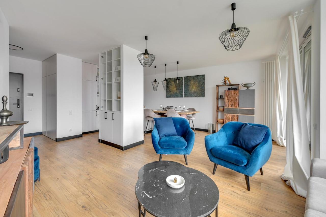 גדנסק Chlebova - Riverside View Terrace, Free Parking, Gym & Kidsplay By Downtown Apartments מראה חיצוני תמונה
