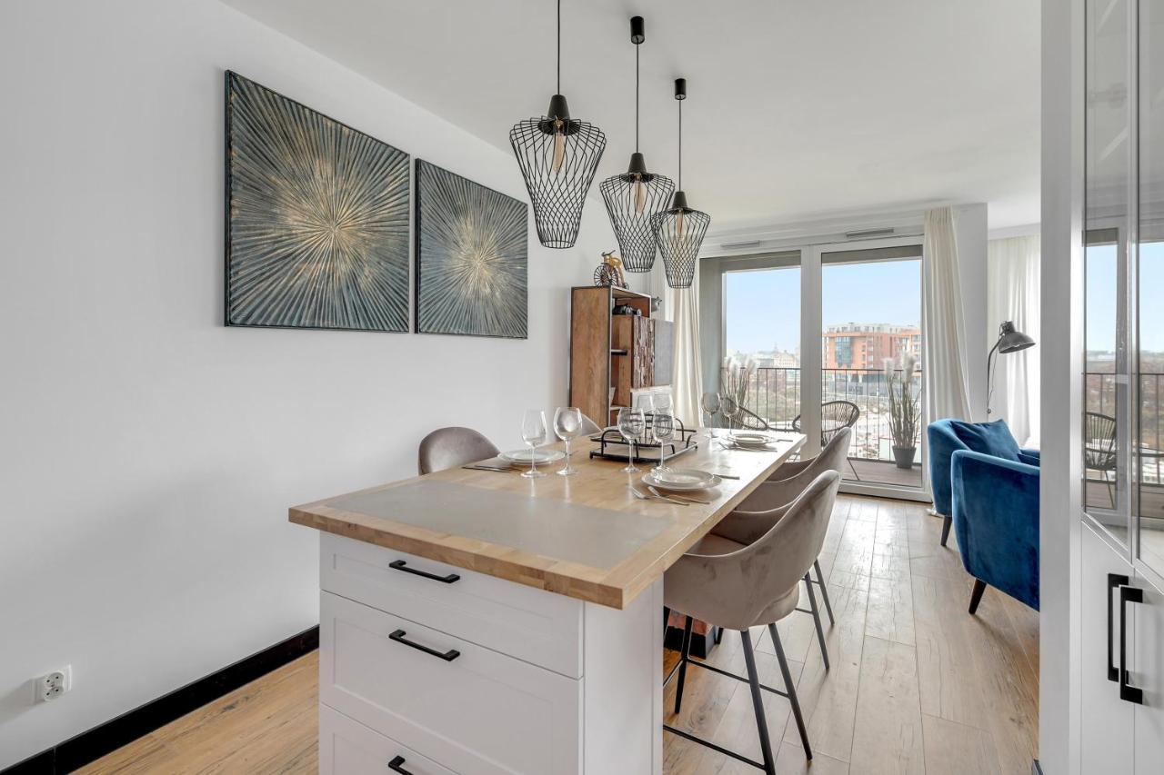 גדנסק Chlebova - Riverside View Terrace, Free Parking, Gym & Kidsplay By Downtown Apartments מראה חיצוני תמונה