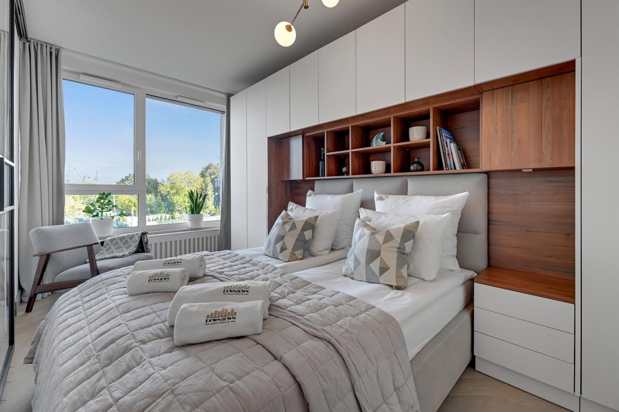 גדנסק Chlebova - Riverside View Terrace, Free Parking, Gym & Kidsplay By Downtown Apartments מראה חיצוני תמונה