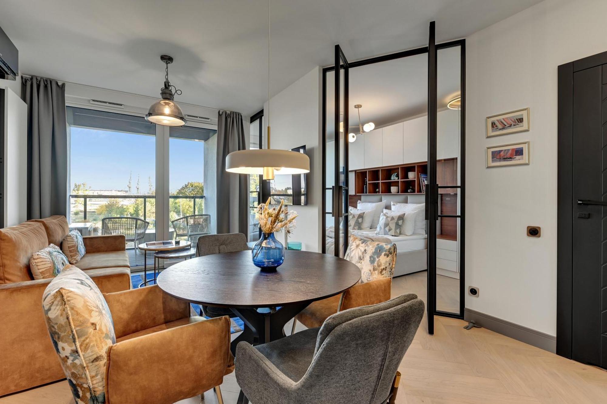 גדנסק Chlebova - Riverside View Terrace, Free Parking, Gym & Kidsplay By Downtown Apartments מראה חיצוני תמונה