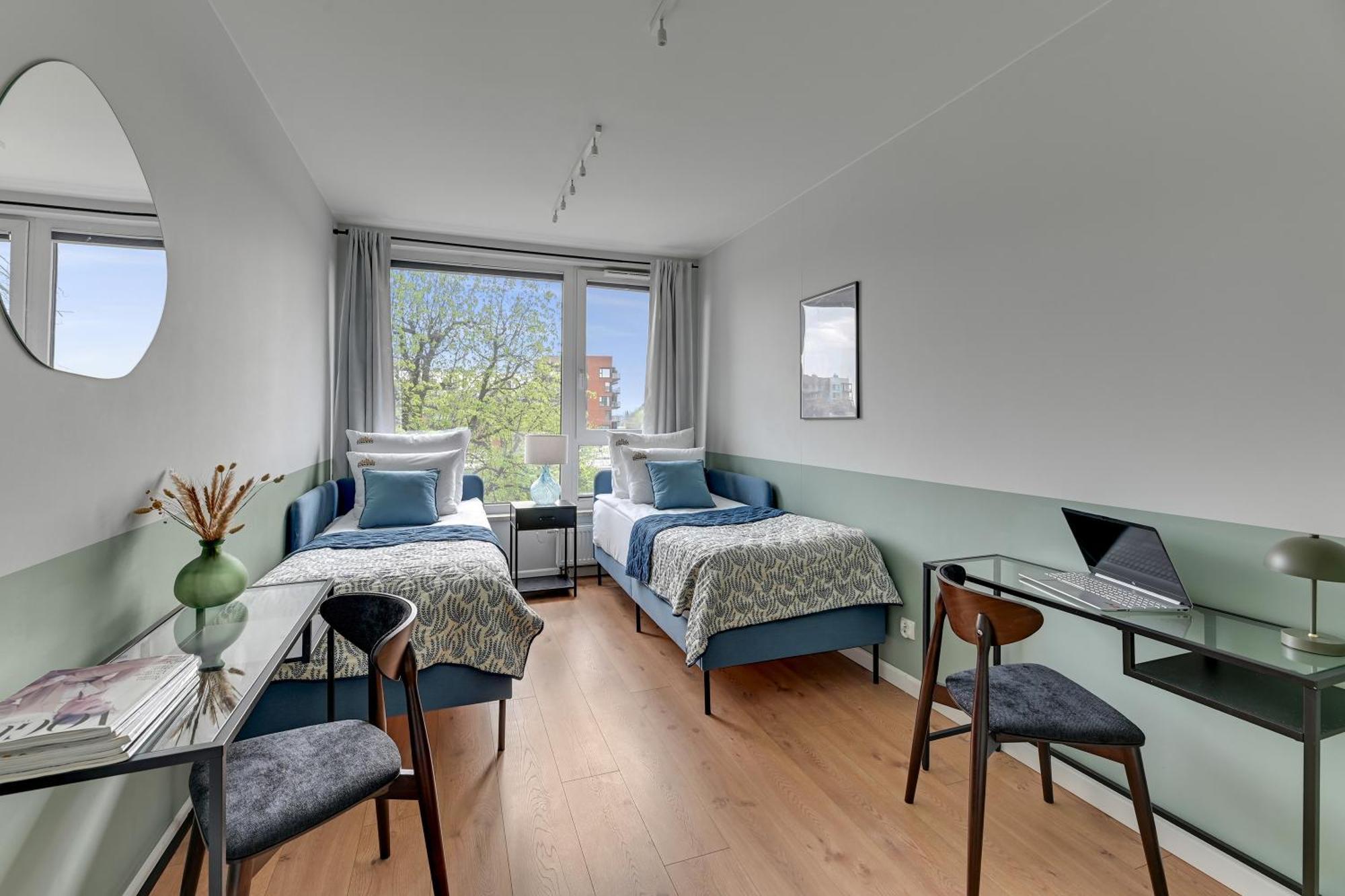 גדנסק Chlebova - Riverside View Terrace, Free Parking, Gym & Kidsplay By Downtown Apartments חדר תמונה