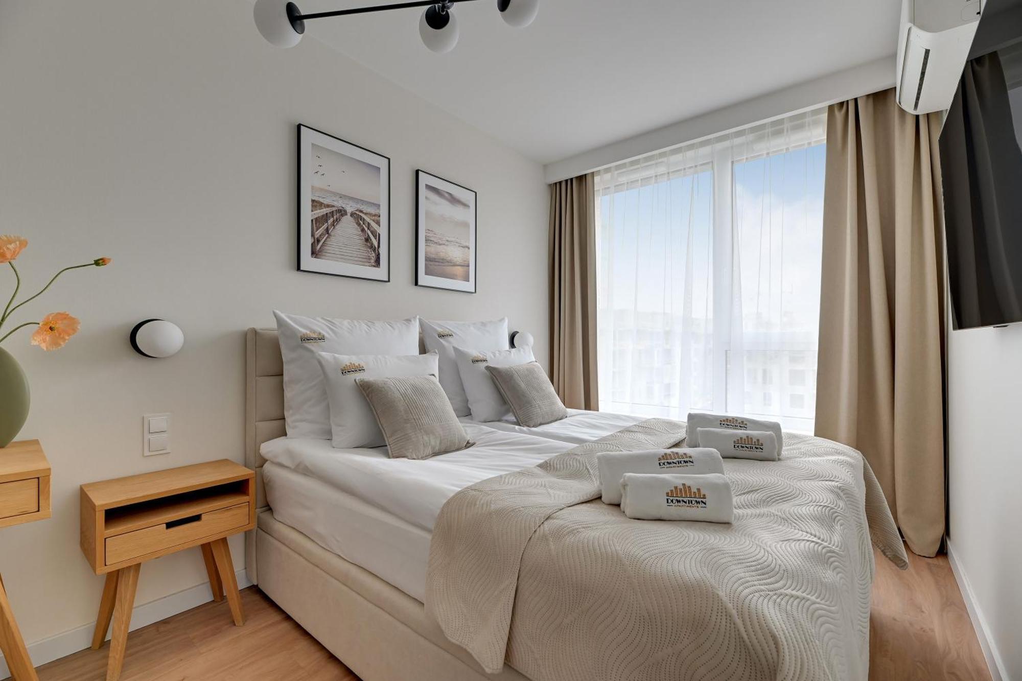 גדנסק Chlebova - Riverside View Terrace, Free Parking, Gym & Kidsplay By Downtown Apartments מראה חיצוני תמונה