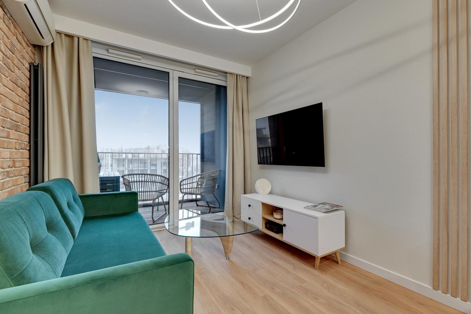 גדנסק Chlebova - Riverside View Terrace, Free Parking, Gym & Kidsplay By Downtown Apartments מראה חיצוני תמונה